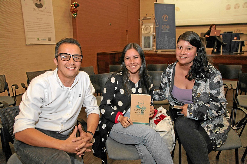 Dario Arenas, Sofía Gómez y Margaret Sánchez.