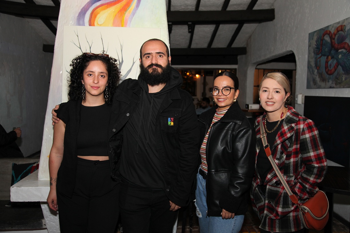 Sofía Acevedo, Daniel Montoya, Mónica Carmona y Adriana Quintero.