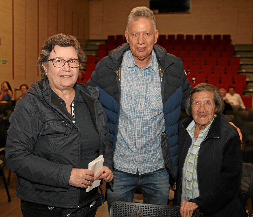 Luz Marina Estrada, Germán Ríos y Dorian Hoyos Parra.
