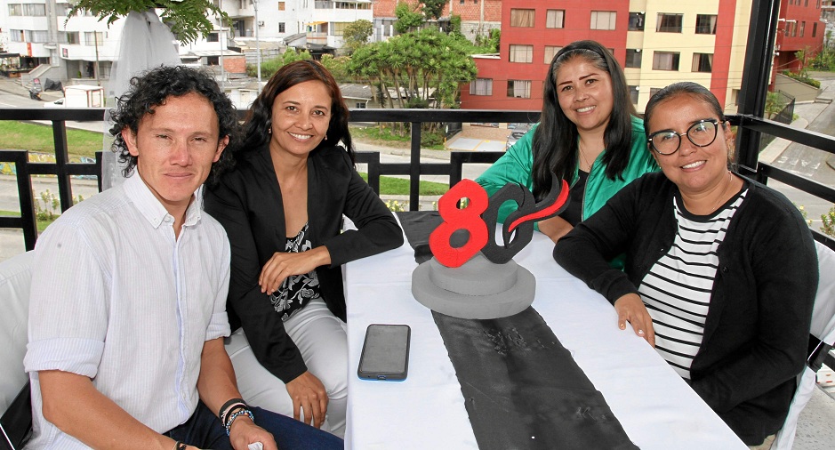 Andrés Aguillón, Luisa Fernanda Mazo, Sandra Milena Gómez y Claudia Andrea Moral. Andrés Aguillón, Luisa Fernanda Mazo, Sandra Milena Gómez y Claudia Andrea Moral.