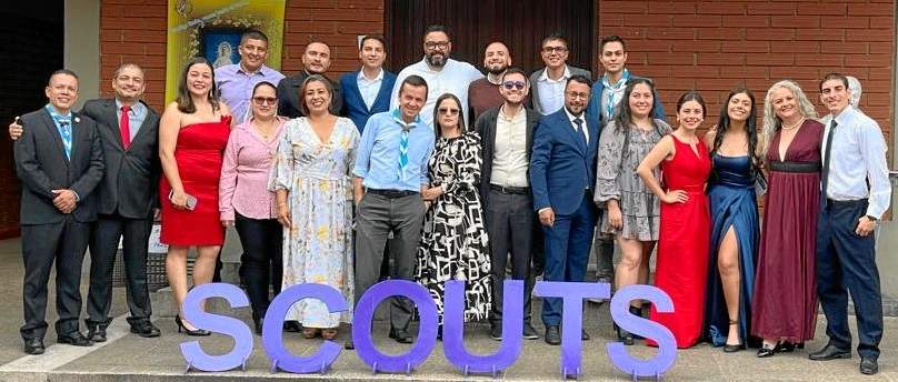 Integrantes de la jefatura del Grupo 1 Champagnat.