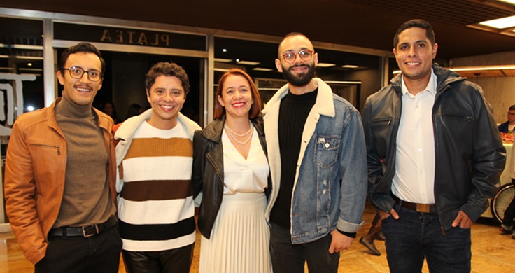 Pablo Ochoa, Cristian Blandón, Jénnifer Cardona, Jónathan Jaramillo y Sergio Guevara. Pablo Ochoa, Cristian Blandón, Jénnifer Cardona, Jónathan Jaramillo y Sergio Guevara.
