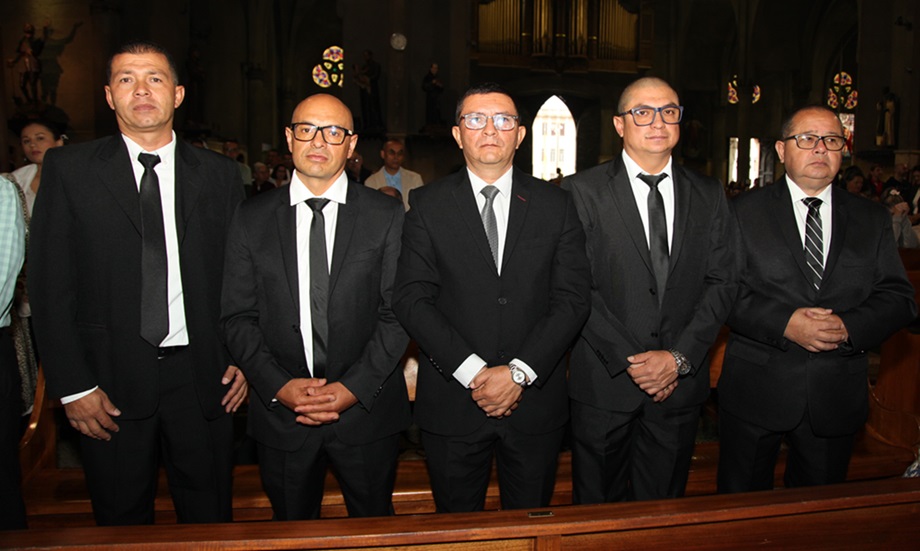 Fotos | Argemiro Idárraga | LA PATRIA Ricardo Ruue Giraldo, Mauricio Pérez Salazar, Pedro José Castillo, José Adrián Jaramillo y José Ospina Betancur.