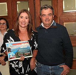 Angela Gómez, y José Ignacio Londoño Gómez, presidente de Rueda Libre. Angela Gómez, y José Ignacio Londoño Gómez, presidente de Rueda Libre.