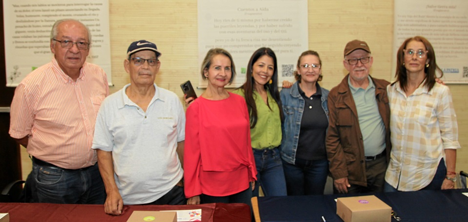 Antonio José Pineda, Gabriel Echavarría, Gilberto Hoyos, María Luisa Londoño y Óscar Hoyos.