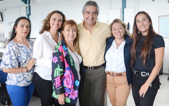 Gloria Patricia García, Aura María Florián, Patricia Orozco, Jorge Hernán Botero, Eliana Rincón y Laura Rivera.