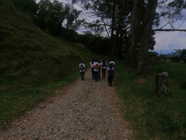 Niños sin transporte escolar en zona rural de Risaralda.