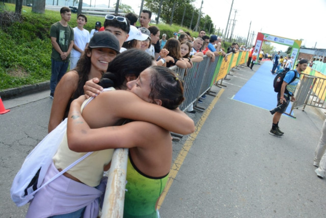 Salomé Pérez, de 15 años, logró esta mañana la medalla de plata para Caldas