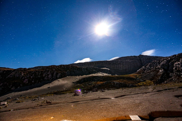 astrofotografía en el Nevado del Ruiz