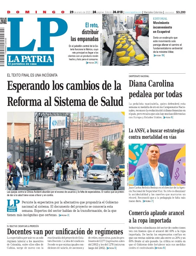 Portada 29 de enero del 2023