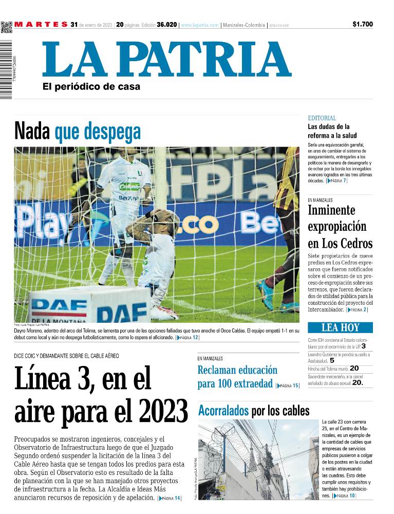 Portada 31 de enero del 2023