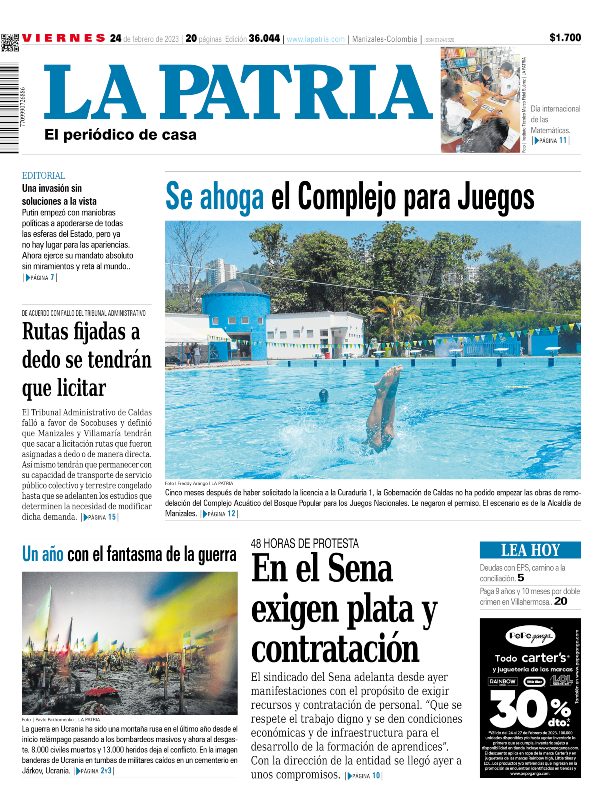 Portada 24 de febrero del 2023