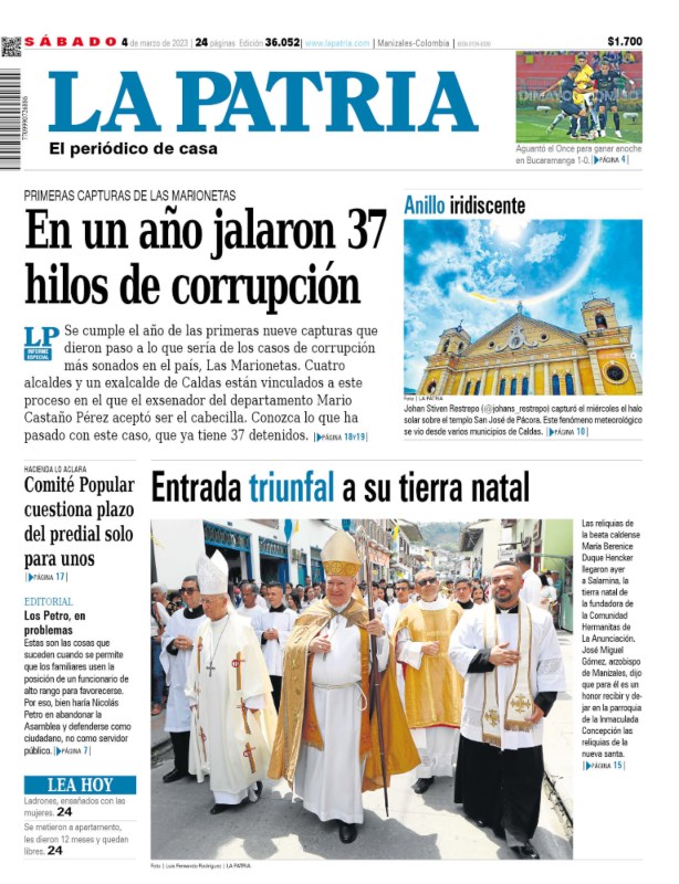 Portada 4 de marzo del 2023