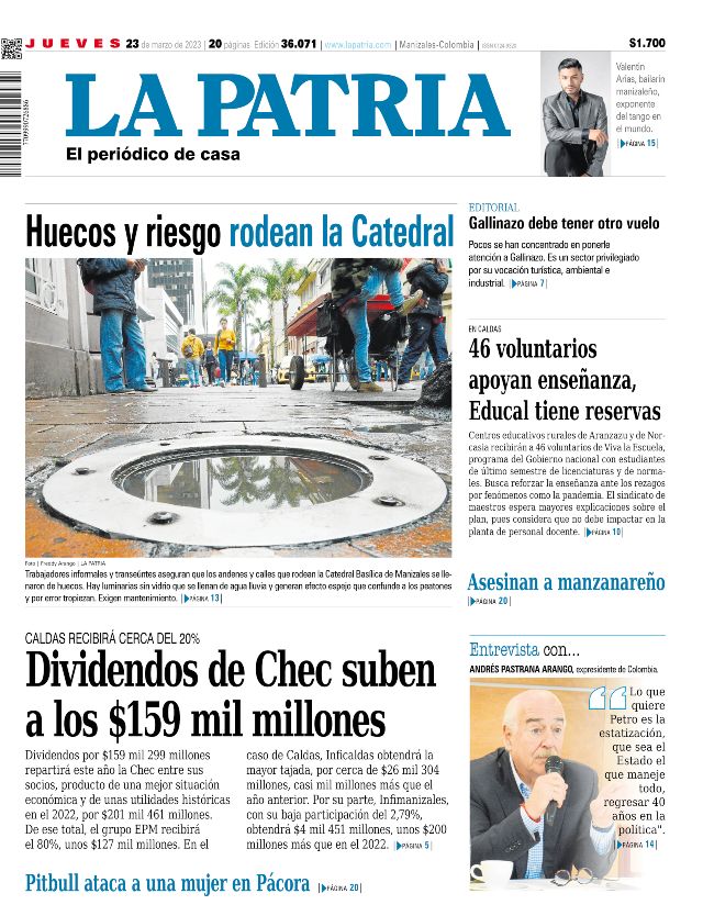 Portada 23 de marzo del 2023