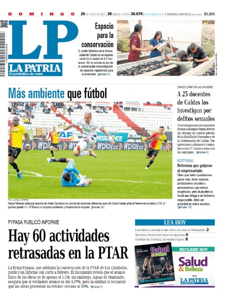 Portada 26 de marzo del 2023