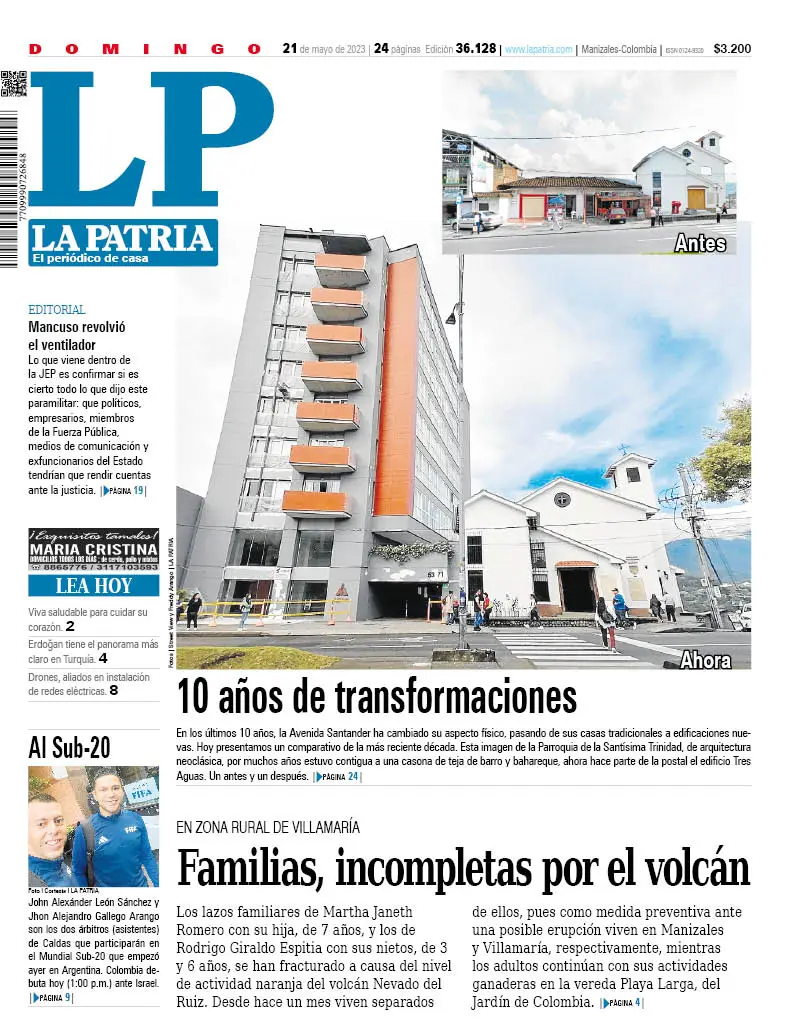 Portada 21 de mayo del 2023