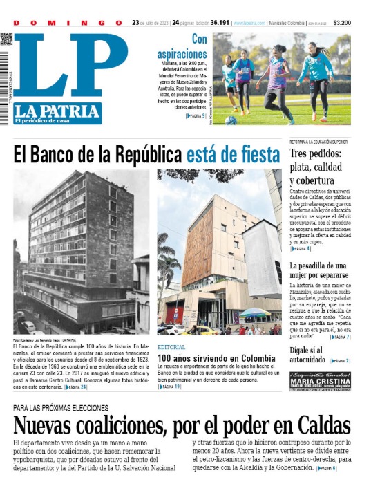 Portada 23 de julio del 2023