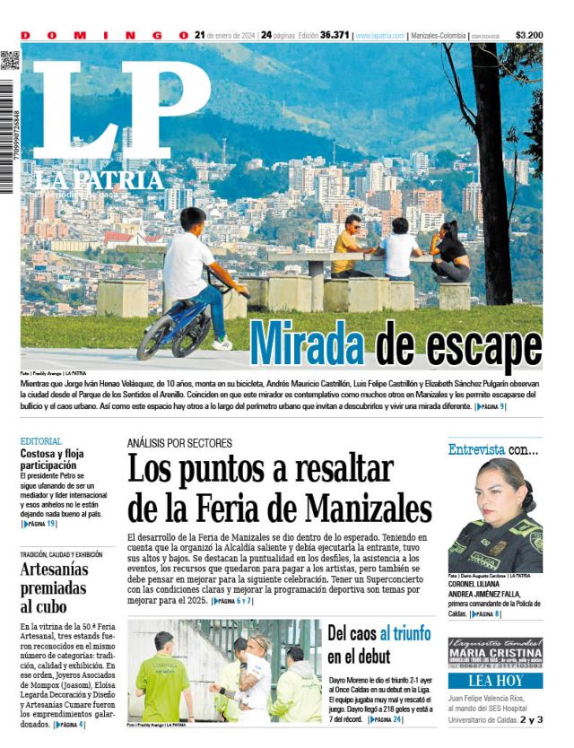 Portada 21 de enero del 2024