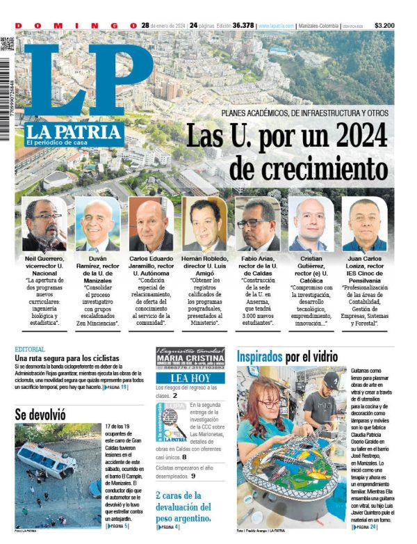 Portada 28 de enero del 2024