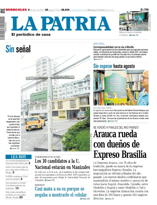 Portada 6 de marzo del 2024