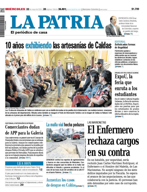 Portada 22 de mayo del 2024