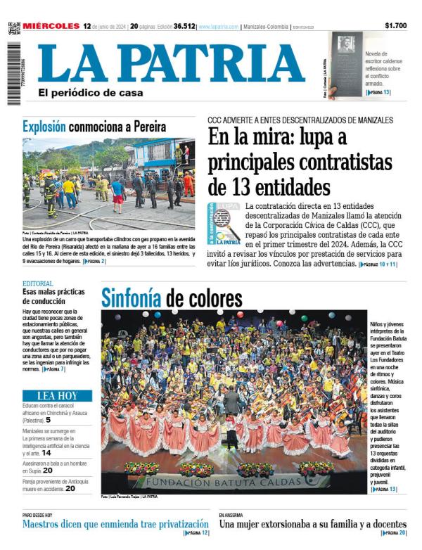 Portada 12 de junio del 2024