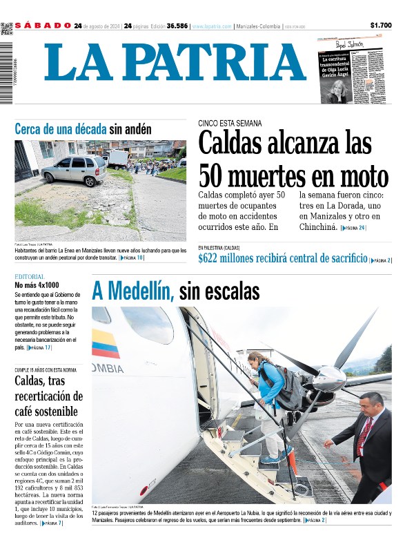 Portada 24 de agosto del 2024