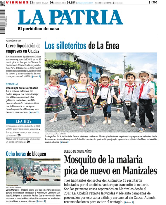 Portada 23 de agosto del 2024