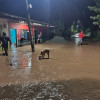 Nueva inundación en Supía (Caldas) debido a las fuertes lluvias de este domingo