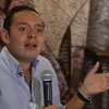 Carlos Mario Marín, alcalde de Manizales, en su intervención de ayer con medios locales. Alcalde de Manizales, Carlos Mario Marín, Liberland