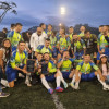El equipo ganador celebra su título. Su mejor actuación había sido en el 2020, cuando logró un tercer puesto en el torneo villamariano. El equipo ganador celebra su título. Su mejor actuación había sido en el 2020, cuando logró un tercer puesto en el torneo villamariano.