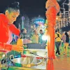 Johenny Arrieta prepara sus churros en Chipre.