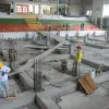 Obras en el Coliseo Menor de Manizales. 