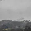 Así se ve el volcán Nevado del Ruiz este viernes desde la cámara que el SGC tiene ubicada en el sector del cerro Piraña y río Azufrado. 