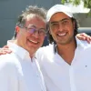  El presidente Gustavo Petro con su hijo mayor Nicolás Petro Burgos. 