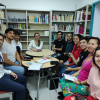 El club de lectura que se realiza en la biblioteca de la Alianza Francesa. El club de lectura que se realiza en la biblioteca de la Alianza Francesa.