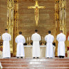 Ordenación de los siete diáconos en la Catedral Basílica de Manizales. Ordenación de los siete diáconos en la Catedral Basílica de Manizales.