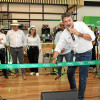 Santiago Villegas Yepes dejó de ser el gerente de la Chec este martes. En la foto, Villegas estaba inaugurando el punto Vive Chec en diciembre del año pasado.