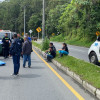 Muerte en la Panamericana ayer.