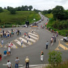 En el sector de Las Margaritas (Risaralda) protestaron el domingo (9 de junio) para que en este punto se construyan un puente elevado y una glorieta. La petición la hacen debido a los accidentes en este punto de la calzada.