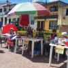 Los campesinos de Montebonito sacaron variedad de productos para comercializar.