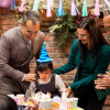 Jorge Enrique Abello (izq., como Armando Mendoza), Ana María Orozco (como Beatriz Pinzón) y Jorge Herrera (como Hermes Pinzón), durante un fragmento de la serie ‘Betty la fea, la historia continúa’. 