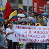 La comunidad religiosa marchó en Manizales. 