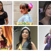 Candidatas al reinado de las Fiestas del Agua en Pácora (Caldas)