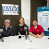 Augusto Muñoz, Helena Galvis y David Gómez, integrantes de Teatro Punto de Partida 