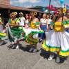 Las bandas participantes en la segunda parada del festival departamental entonaron por las calles de Chinchiná notas de Paz. 