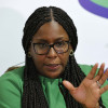 Jenny Bowie es la primera mujer y afrodescendiente que ocupa el cargo de negociadora principal de Colombia.  Jenny Bowie es la primera mujer y afrodescendiente que ocupa el cargo de negociadora principal de Colombia.