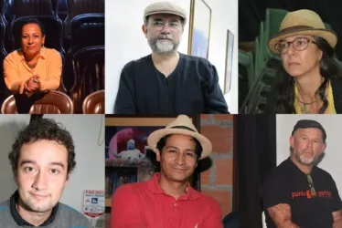 Los directores de las salas de teatro de Manizales. 