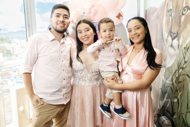 Foto | Lector | LA PATRIA Jónathan Agudelo Barco, Salomé Ossa Churio, Samuel Agudelo Churio y Daniela Churio Hernández.