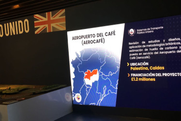 Aerocafé en stand británico